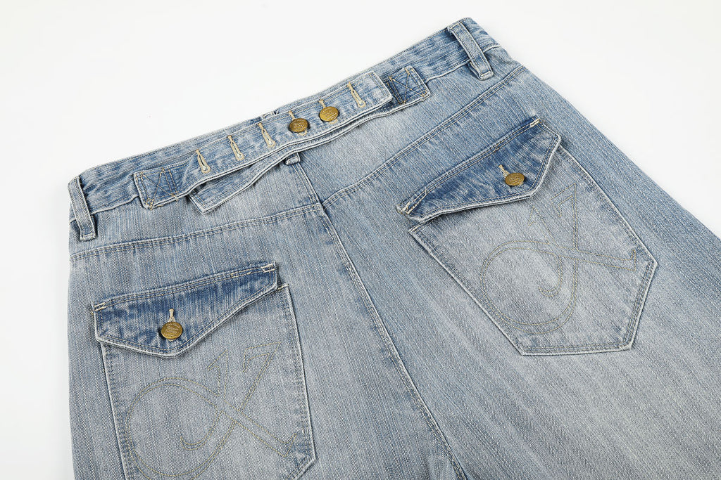 Relaxed Fit Scimitar Denim