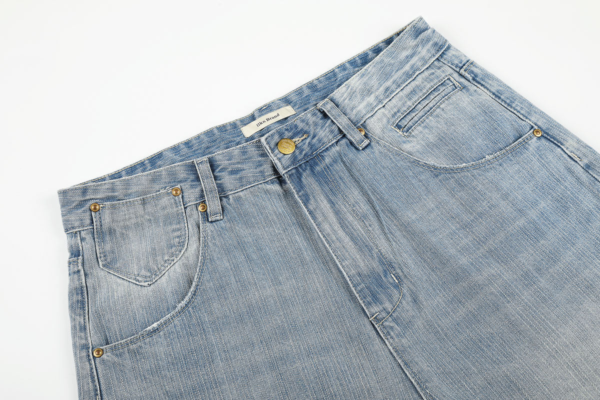 Relaxed Fit Scimitar Denim