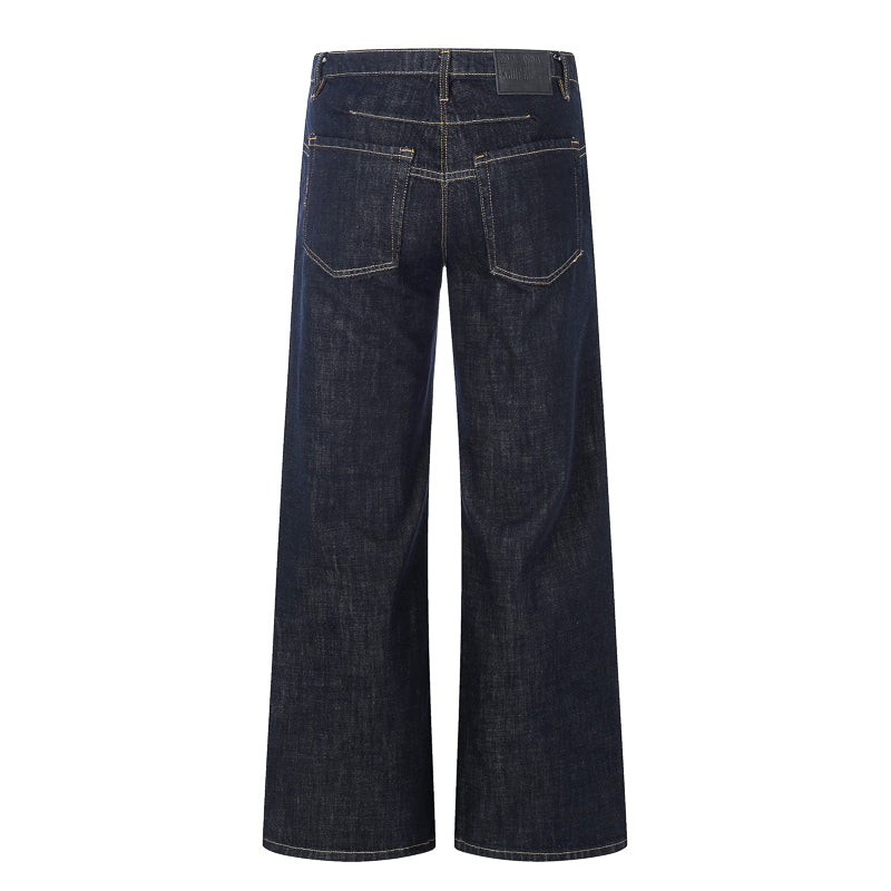 Button Detail Denim