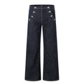 Button Detail Denim