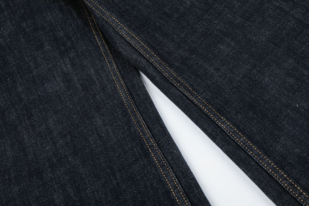 Button Detail Denim