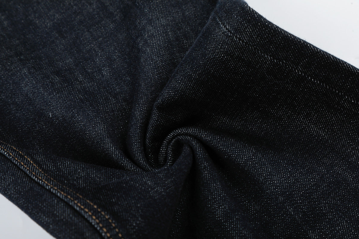 Button Detail Denim