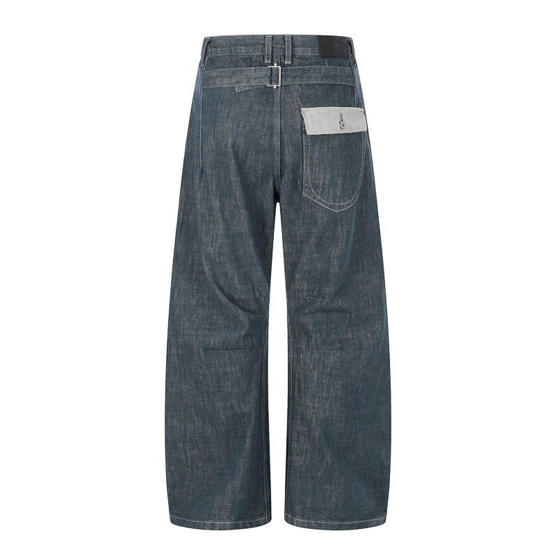 Buckle Back Jeans | Baggy Fit