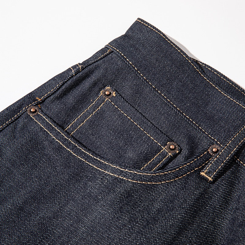Selvedge Denim Jeans | Straight-Wide