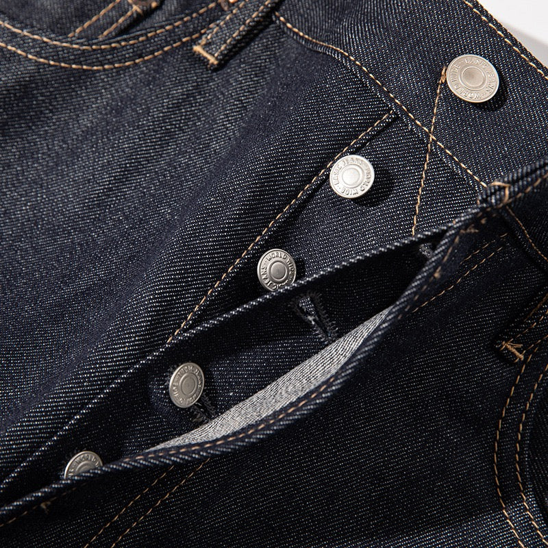 Selvedge Denim Jeans | Straight-Wide