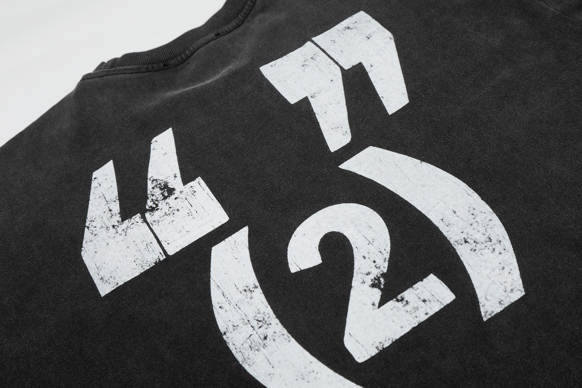 Washed Art Graphic T-shirt