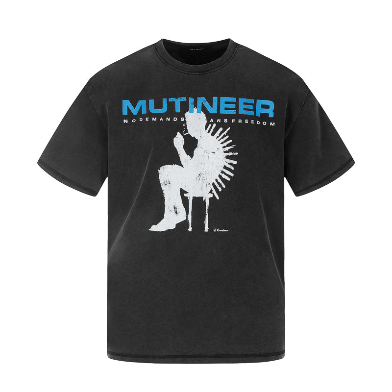Washed Art Graphic T-shirt