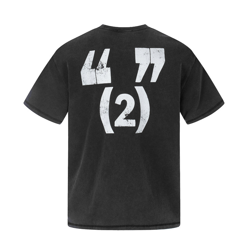 Washed Art Graphic T-shirt