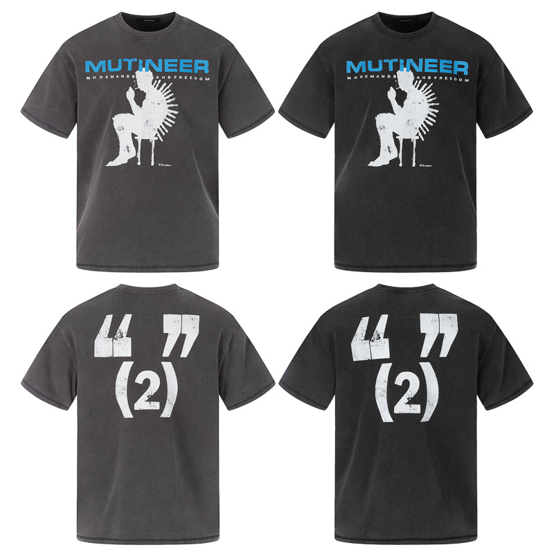 Washed Art Graphic T-shirt