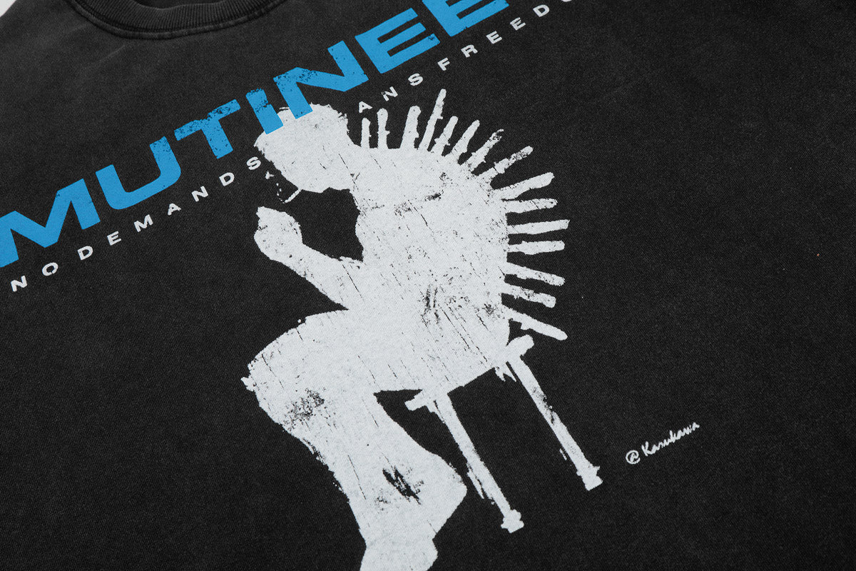 Washed Art Graphic T-shirt