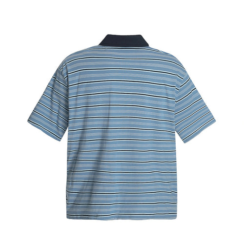 Blue Striped Polo