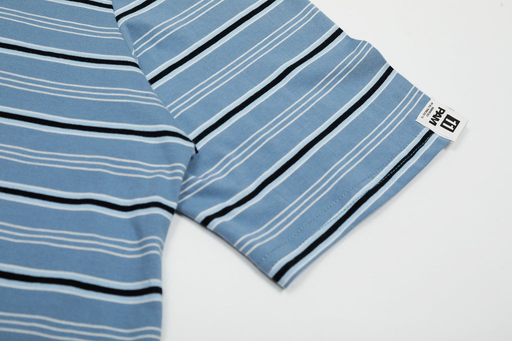 Blue Striped Polo