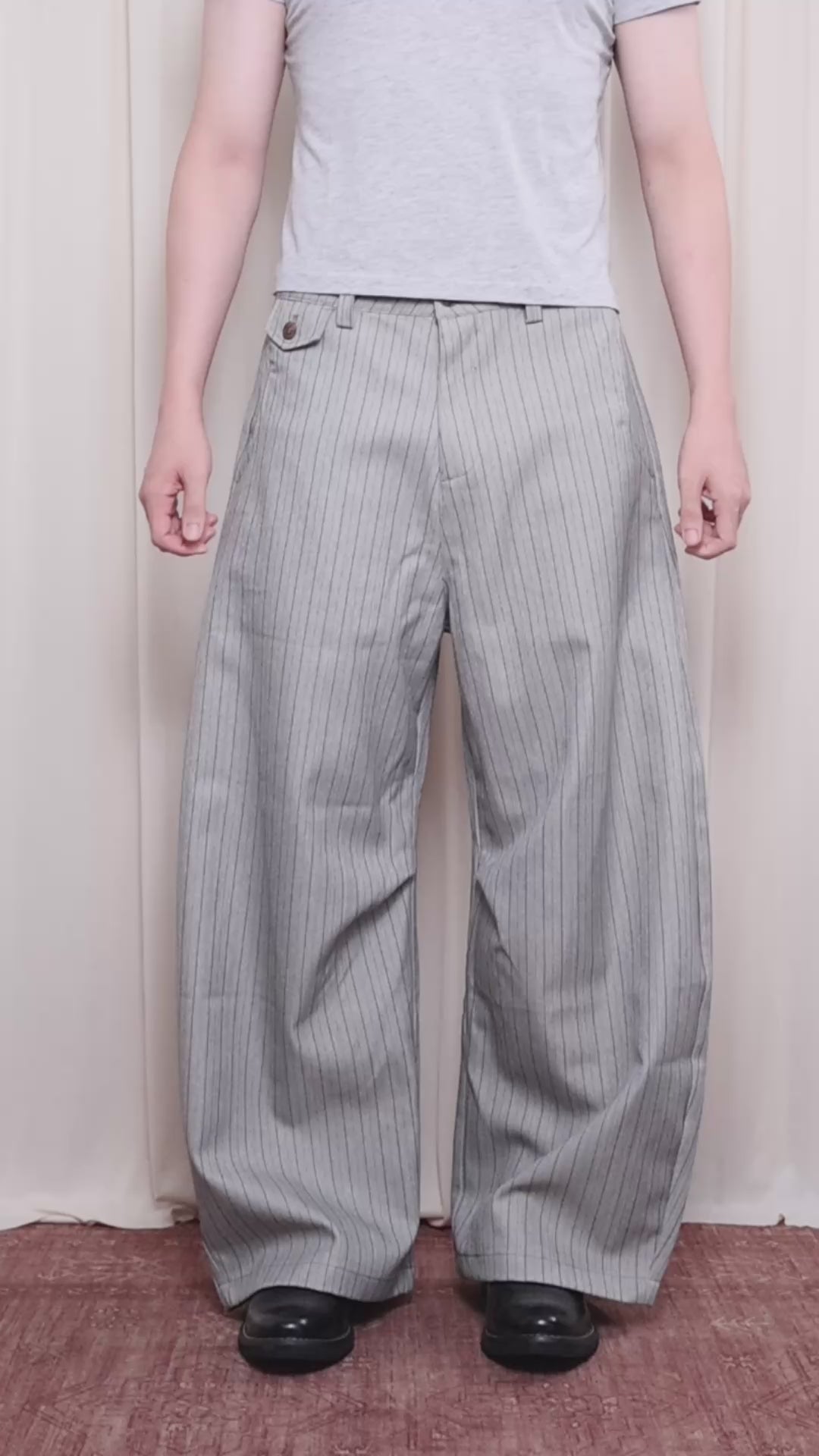 Stripe Pants | Baggy Fit