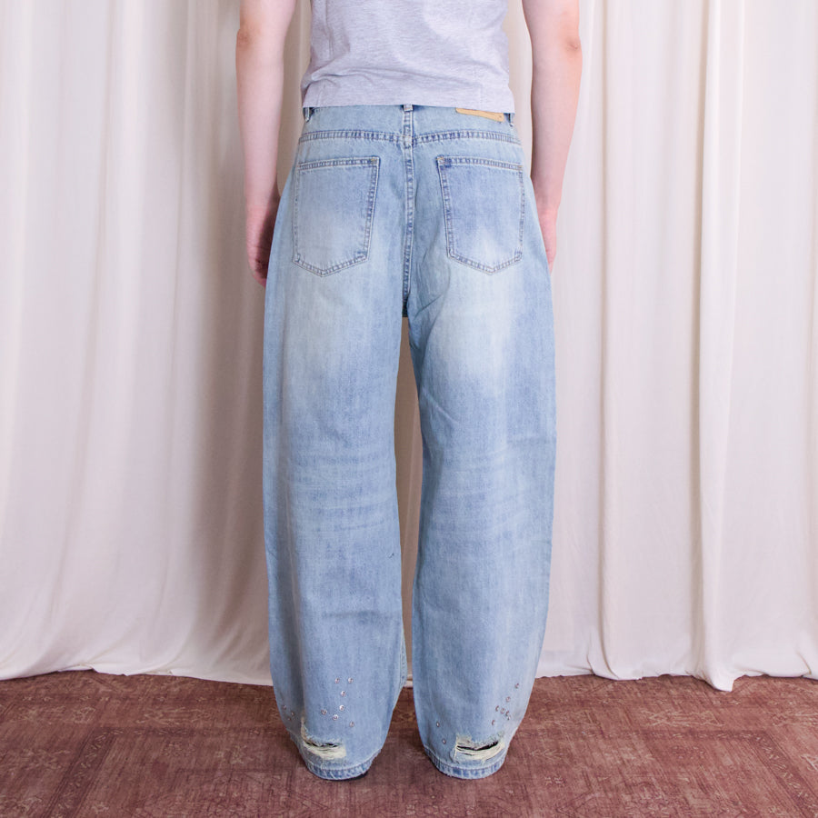 Distressed Jeans｜Straight-Wide